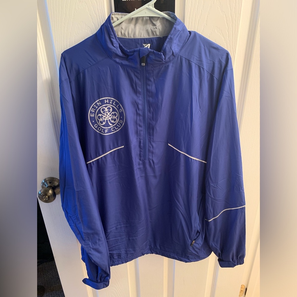 AHead Blue Erin Hills Windbreaker